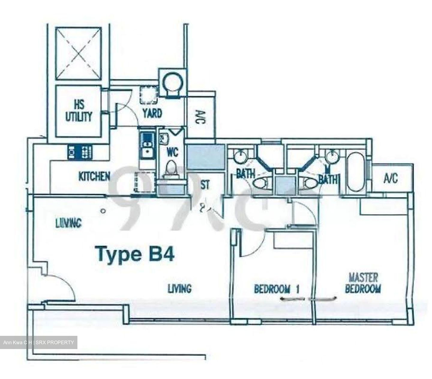 The Waterina (D14), Apartment #612689001